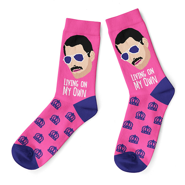 Freddie Mercury.Draw Me A Sock